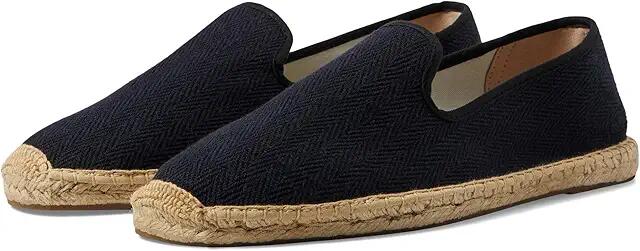 Soludos Smoking Slipper Espadrille (Tonal Black) Men's Slip on Shoes Cover