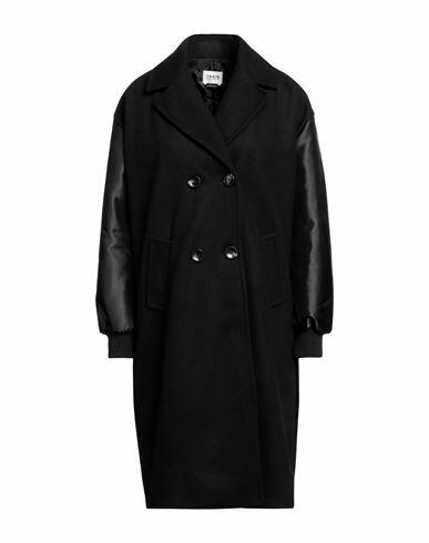 Berna Woman Coat Black Polyester Cover