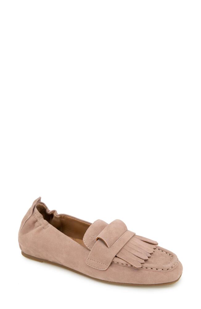 GENTLE SOULS BY KENNETH COLE Scotty Kiltie Loafer in Fawn Suede Cover