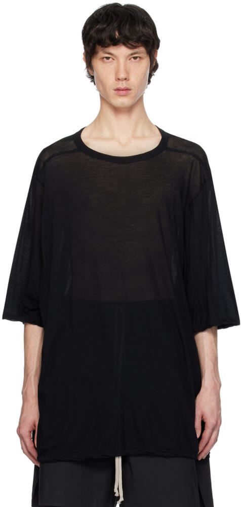 Rick Owens Black Crewneck T-Shirt Cover