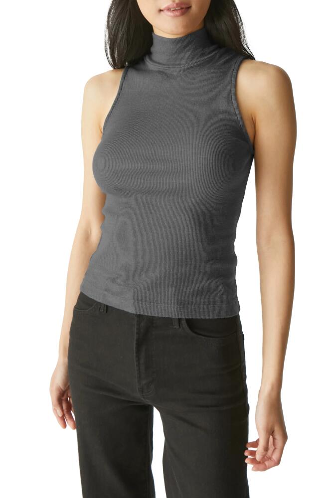 Michael Stars Lino Mock Neck Tank in Oxide Cover