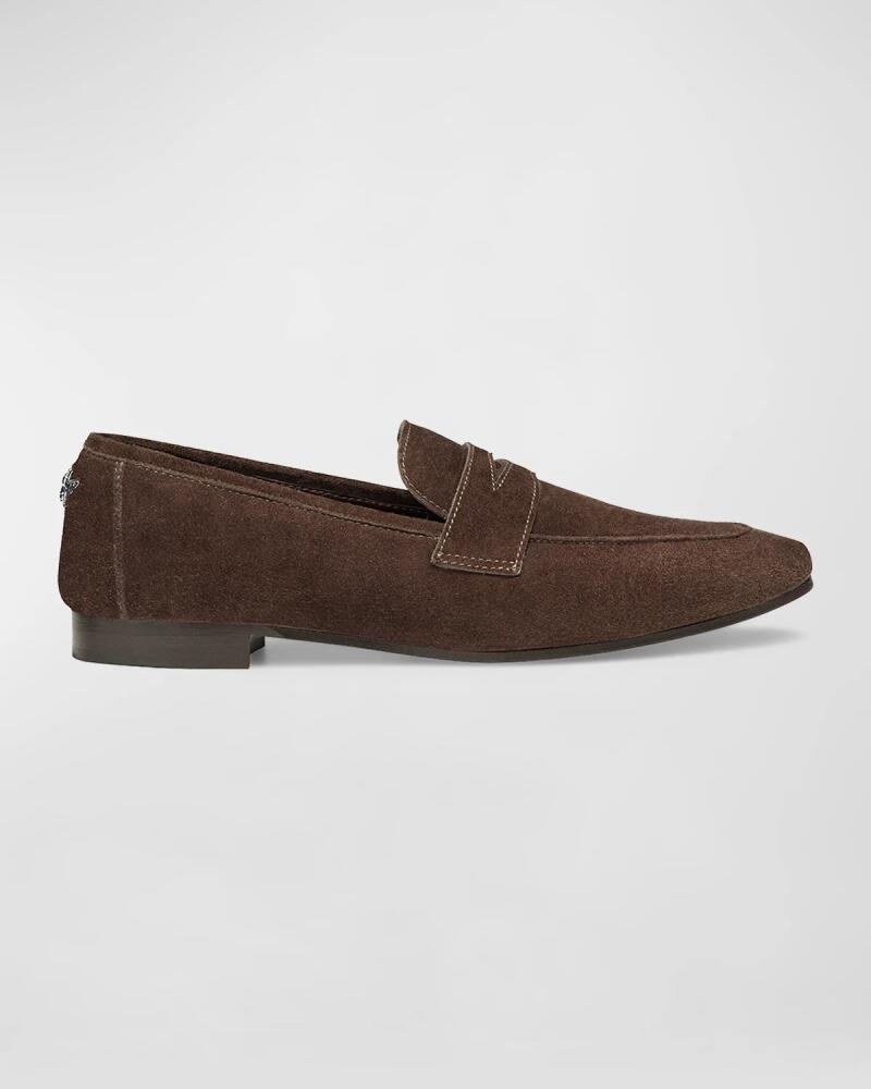 Bougeotte Flaneur Suede Penny Loafers Cover