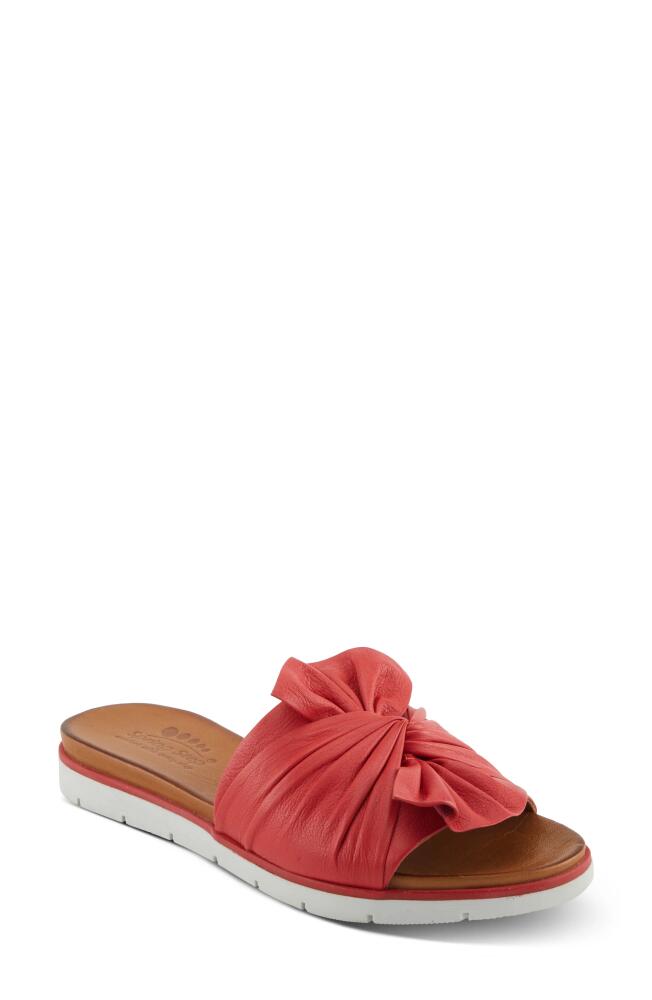 Spring Step Lavona Slide Sandal in Light Red Cover