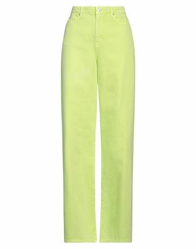 Karl Lagerfeld Woman Jeans Acid green Cotton Cover