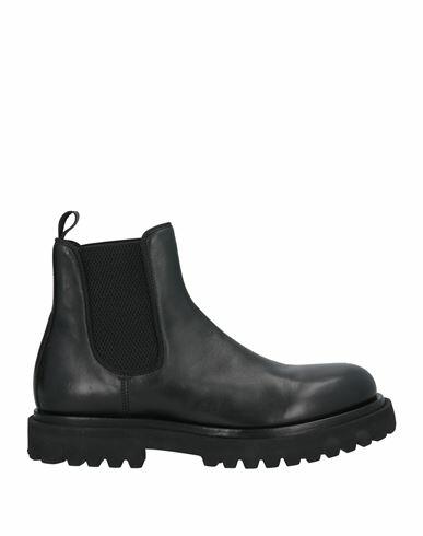 Officine Creative Italia Man Ankle boots Black Leather Cover