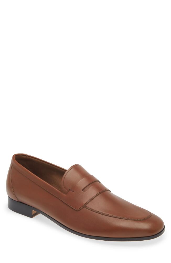 JM WESTON Woogie Apron Toe Loafer in Tan Cover