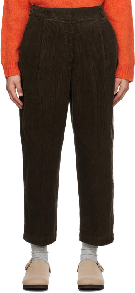 YMC Brown Market Trousers Cover