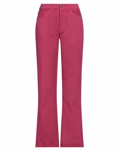 Amish Woman Pants Fuchsia Cotton Cover