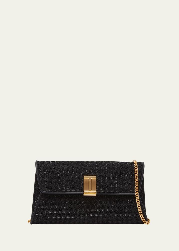 TOM FORD Nobile Clutch in Textured Fabric Cover