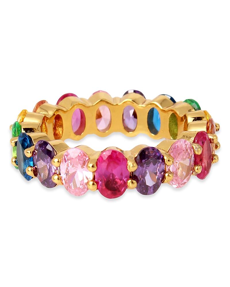 Kurt Geiger London Rainbow Crystal Band Ring Cover