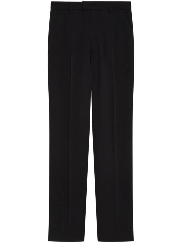 agnès b. tailored slim-cut trousers - Black Cover