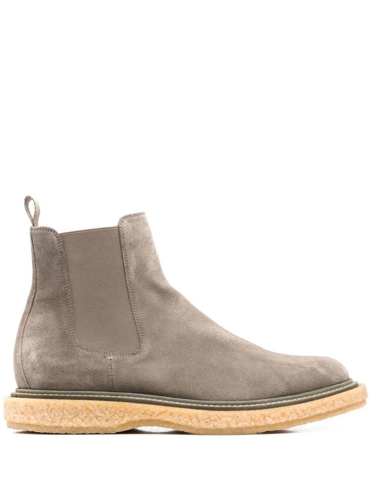 Officine Creative elasticated-panel suede boots - Grey Cover