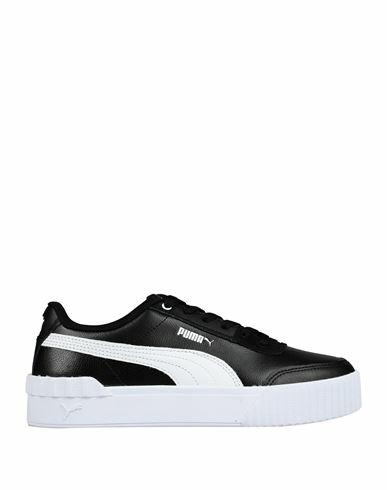 Puma Carina Lift Woman Sneakers Black Soft Leather Cover