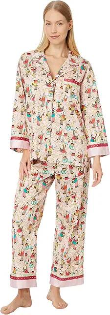 Natori Tea Garden Notch PJ (Light Pink) Women's Robe Cover