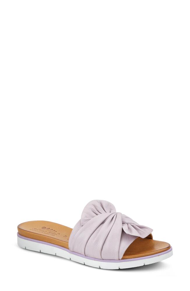 Spring Step Lavona Slide Sandal in Lilac Cover