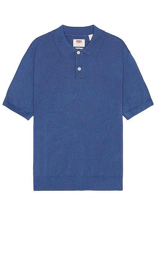 LEVI'S Sweater Knit Polo in Blue Cover