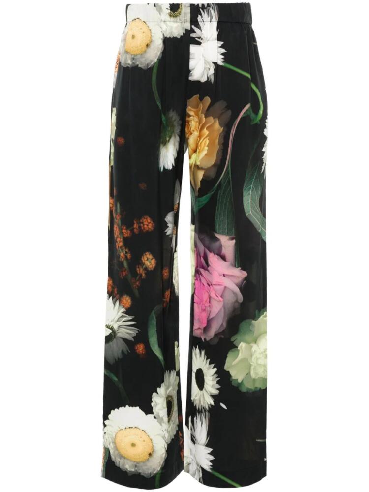 Stine Goya floral-print trousers - Black Cover