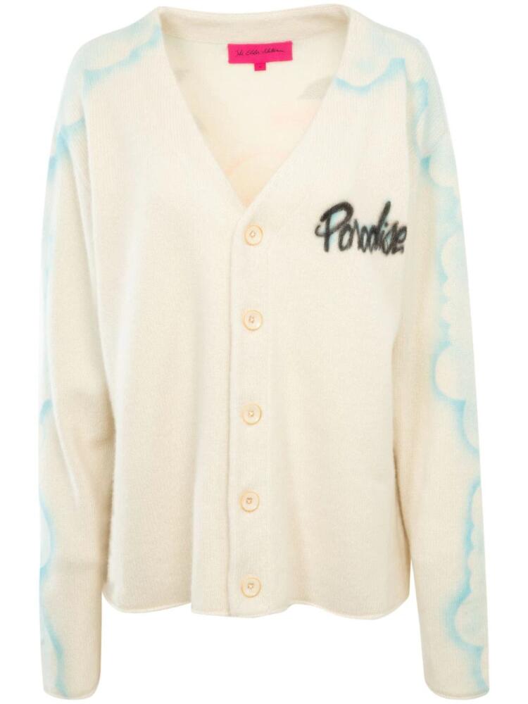 The Elder Statesman Paradise Airbrush cashmere cardigan - Neutrals Cover