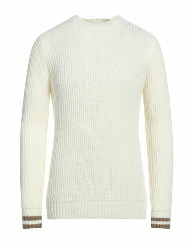 Hamaki-ho Man Sweater White Acrylic, Merino Wool Cover