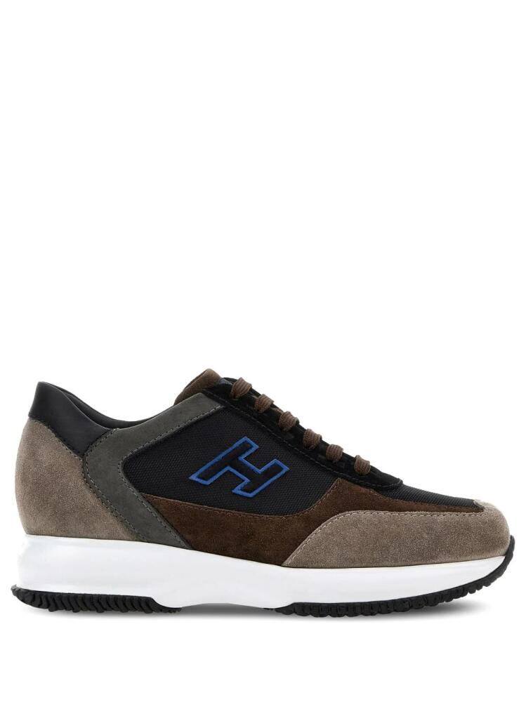 Hogan Interactive H suede low-top sneakers - Brown Cover