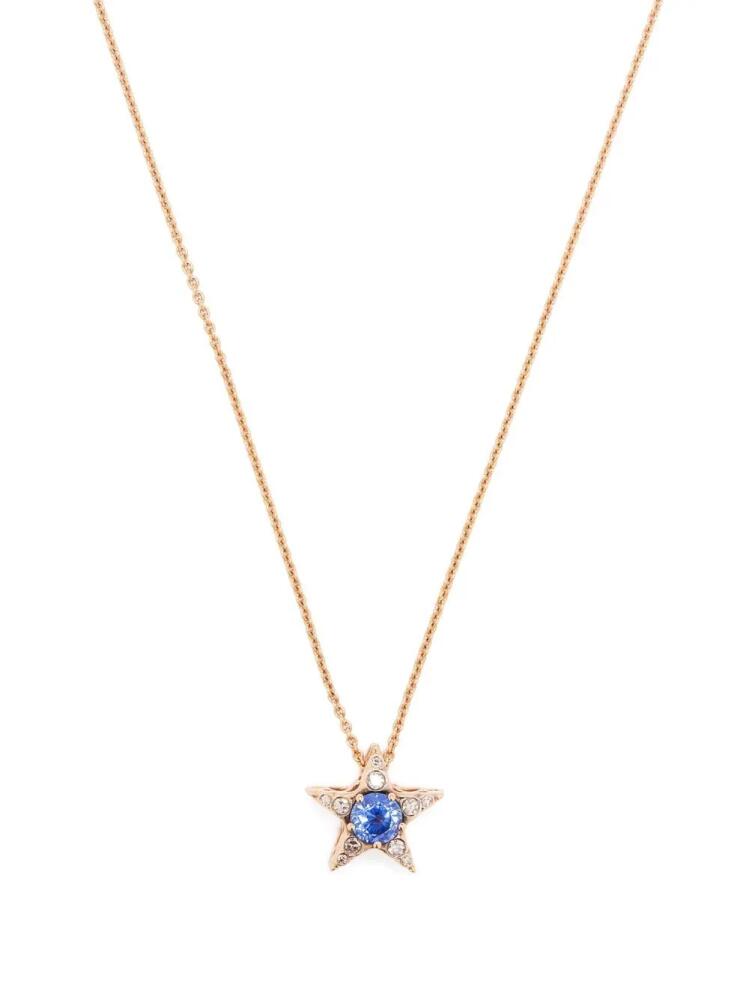 Selim Mouzannar 18kt rose gold Istanbul sapphire and diamond necklace Cover