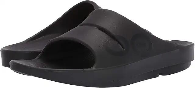 OOFOS OOahh Sport Sandal (Black/Matte) Sandals Cover