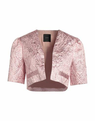 Pinko Woman Blazer Pink Polyester, Metallic fiber, Viscose, Polyamide Cover