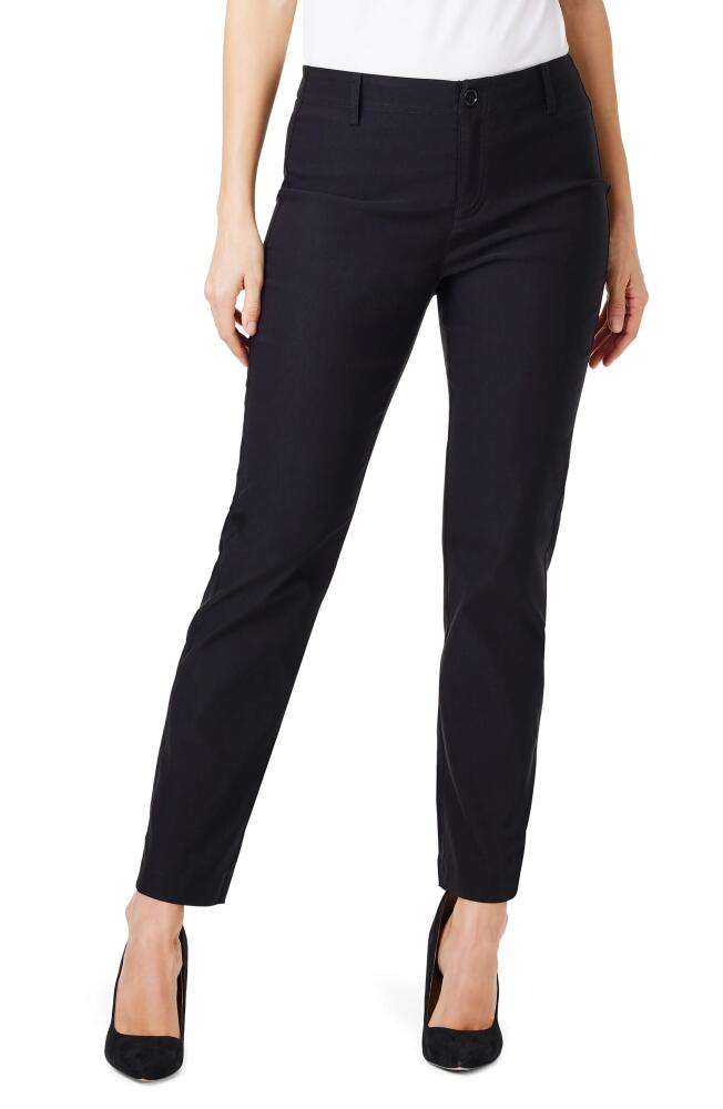 NIC+ZOE Wonderstretch Straight Leg Pants in Black Onyx Cover