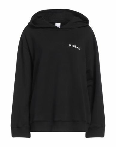 Pinko Woman Sweatshirt Black Cotton Cover