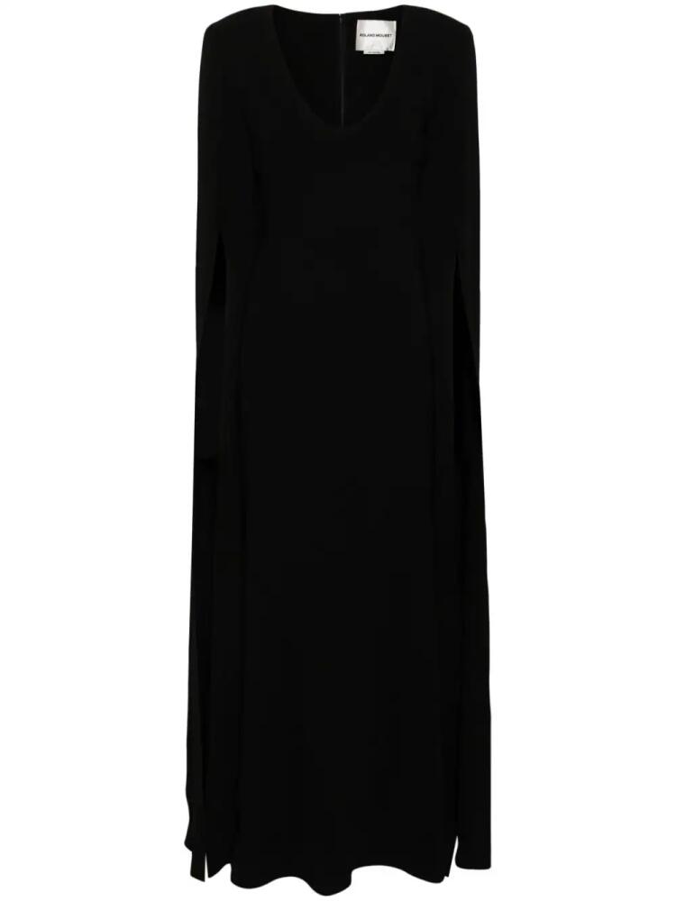 Roland Mouret slit-sleeves maxi dress - Black Cover