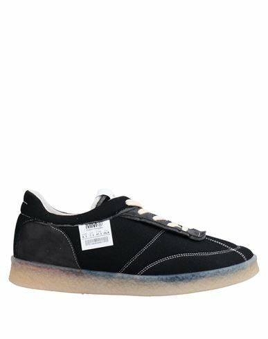 Mm6 Maison Margiela Man Sneakers Black Textile fibers Cover