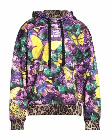 Dolce & gabbana Man Sweatshirt Purple Polyester, Cotton, Polyamide Cover