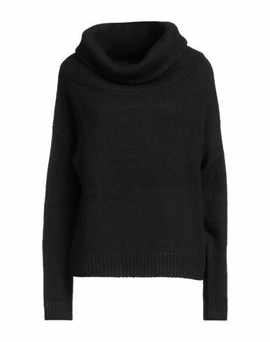 Mar De Margaritas Woman Turtleneck Black Acrylic, Polyamide, Polyester, Viscose, Wool Cover