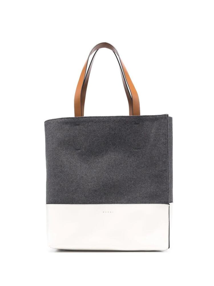 Marni panelled tote bag - Grey Cover