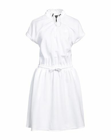 Emporio Armani Woman Midi dress White Viscose, Cotton Cover