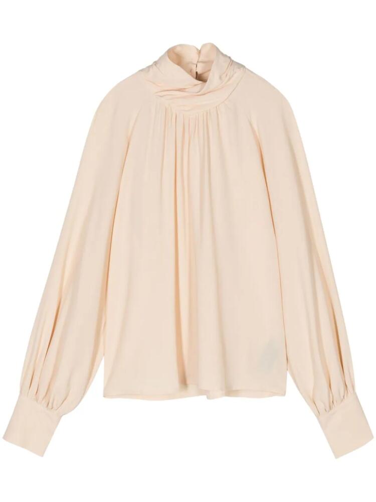 Federica Tosi draped-detail blouse - Neutrals Cover