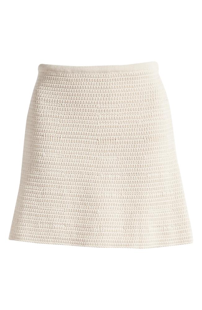 PacSun Tina Sweater Miniskirt in White Sand Cover