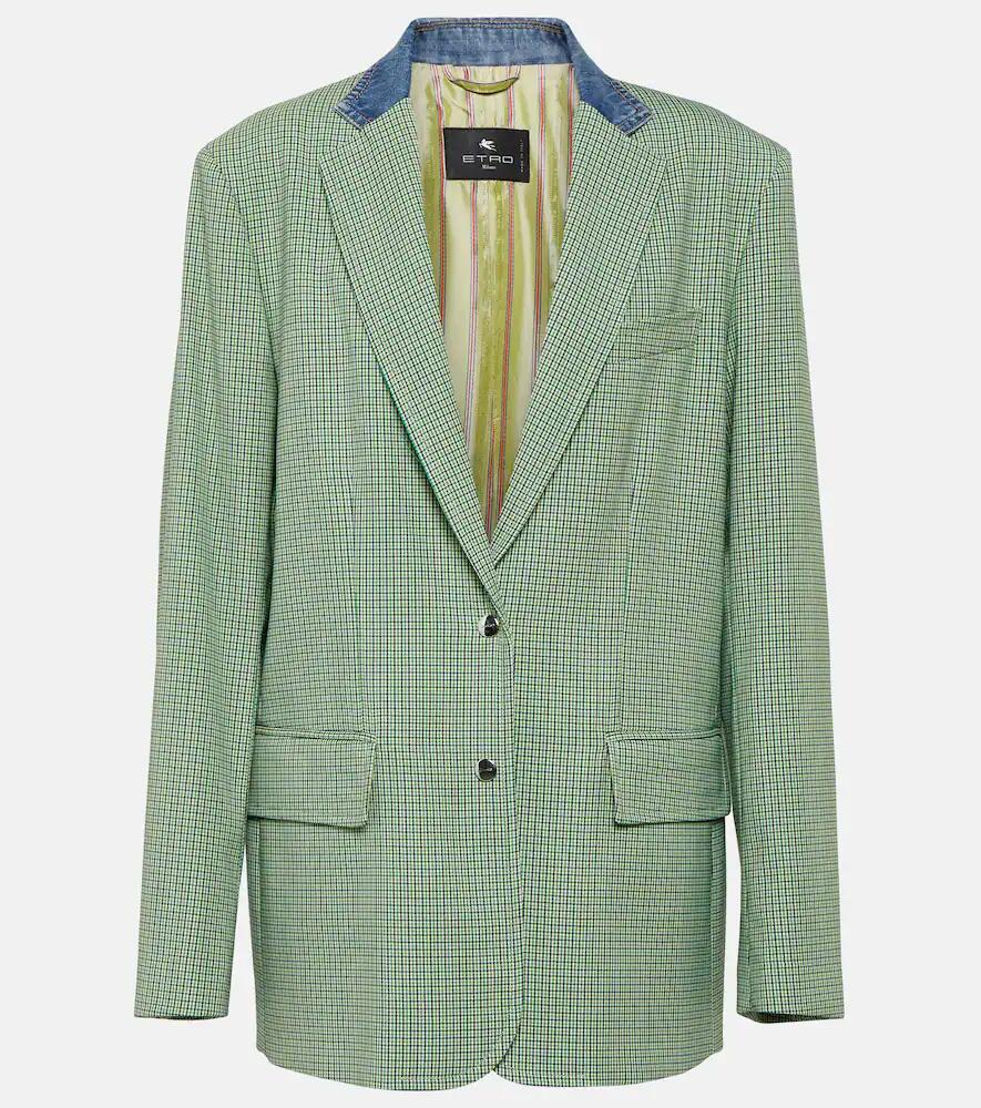 Etro Houndstooth blazer Cover