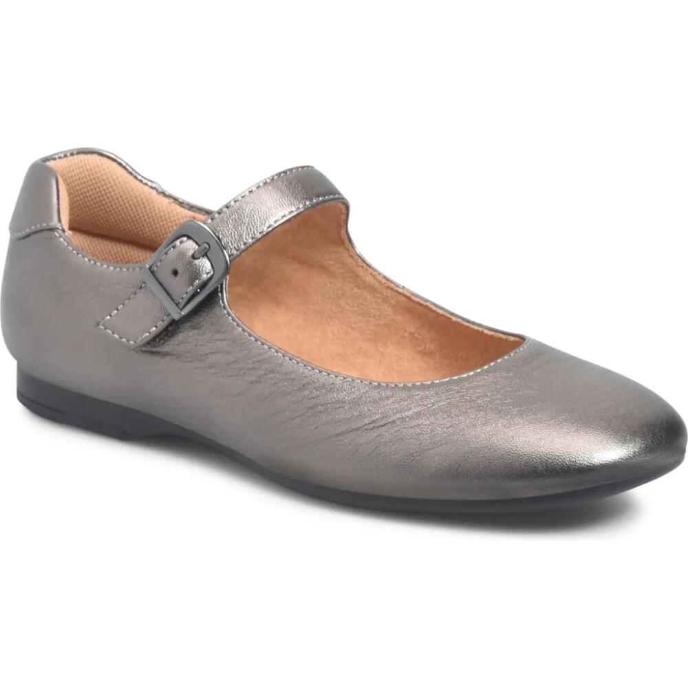 Comfortiva Kaylee Mary Jane Flat in Dark Pewter Cover