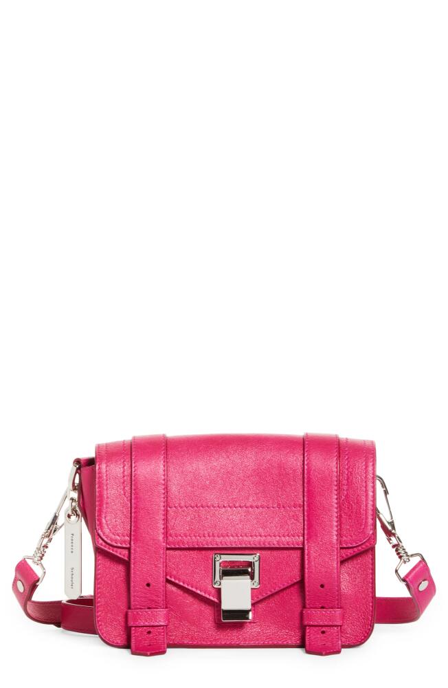 Proenza Schouler Mini PS1 Leather Crossbody Bag in Fuchsia Cover