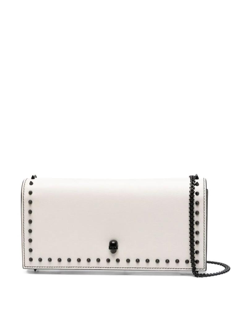 Alexander McQueen Skull clutch bag - White Cover