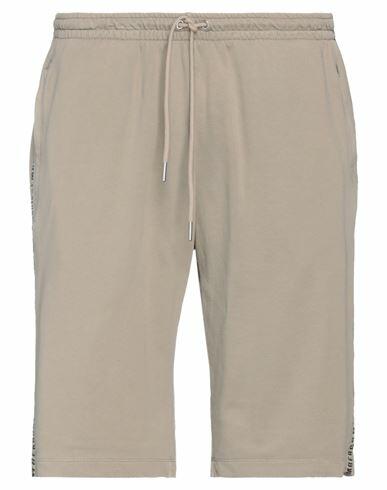 Bikkembergs Man Shorts & Bermuda Shorts Khaki Cotton Cover