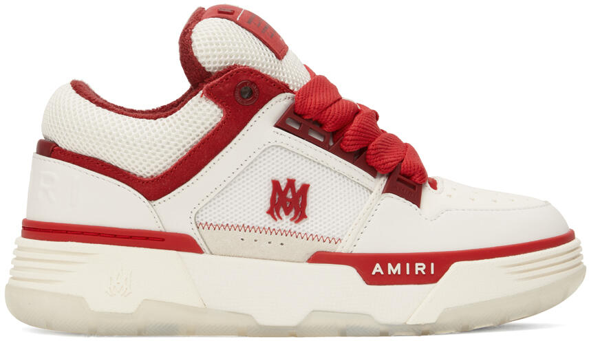 AMIRI White & Red MA-1 Sneakers Cover