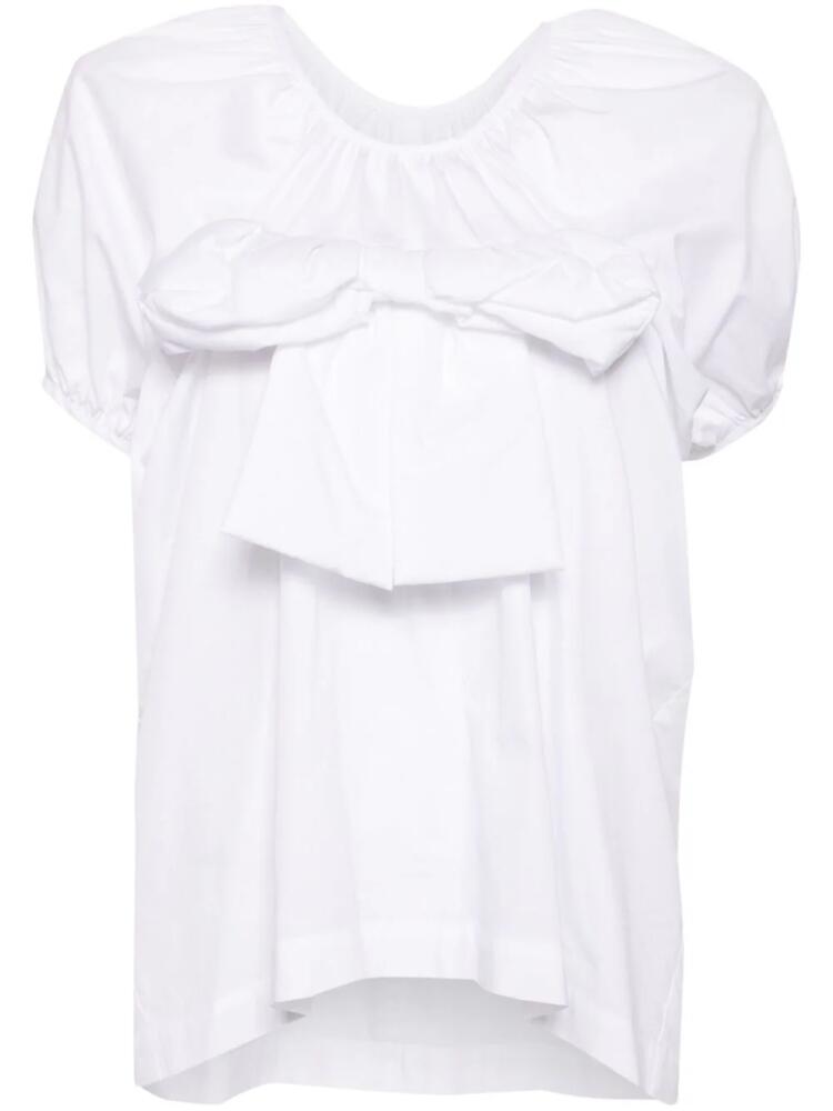 Comme des Garçons TAO Voluminous sleeve blouse - White Cover