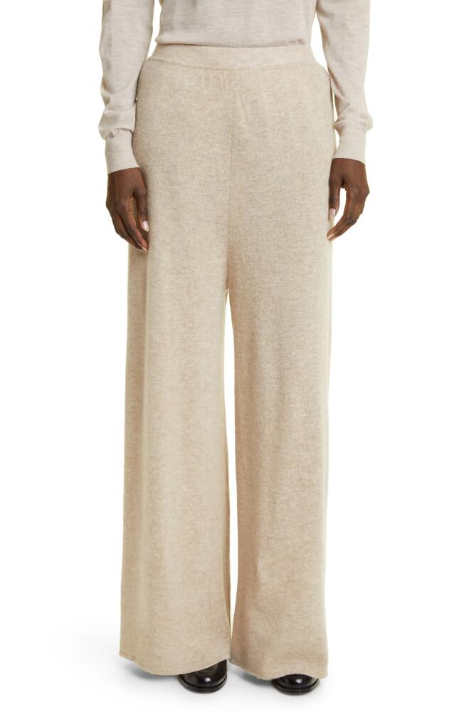 The Row Eloisa Relaxed Fit Cashmere Pants in Silk Paper Cover