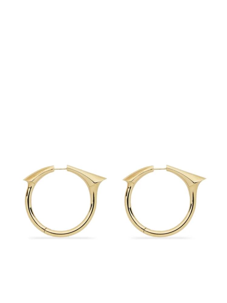 Ferragamo Gancini point earrings - Gold Cover