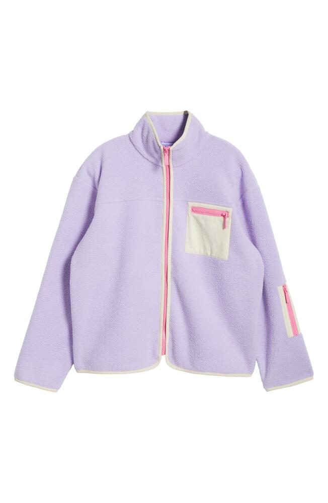 Florence by Mills High Pile Fleece Jacket in Millie Lavender Cover