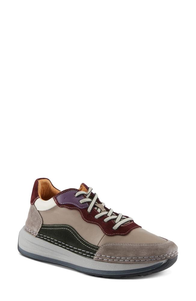 Spring Step Booker Sneaker in Grey Multi Cover