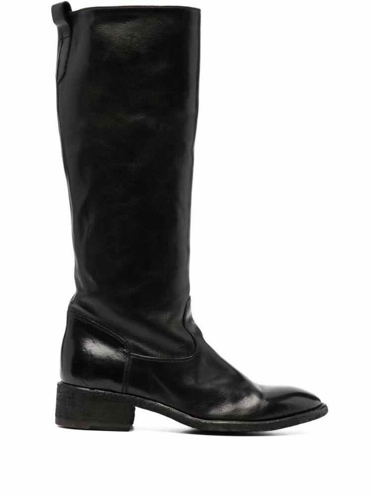 Officine Creative knee-length leather boots - Black Cover