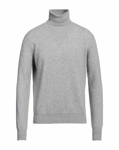 Aragona Man Turtleneck Light grey Wool Cover